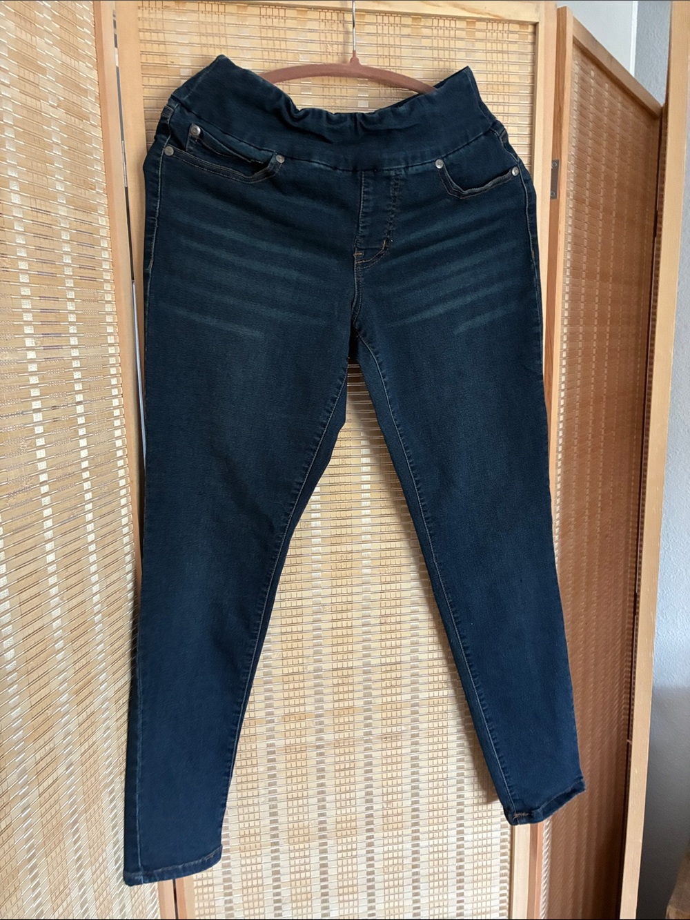 one 5 one Women’s Dark Blue Stretch Jeggings